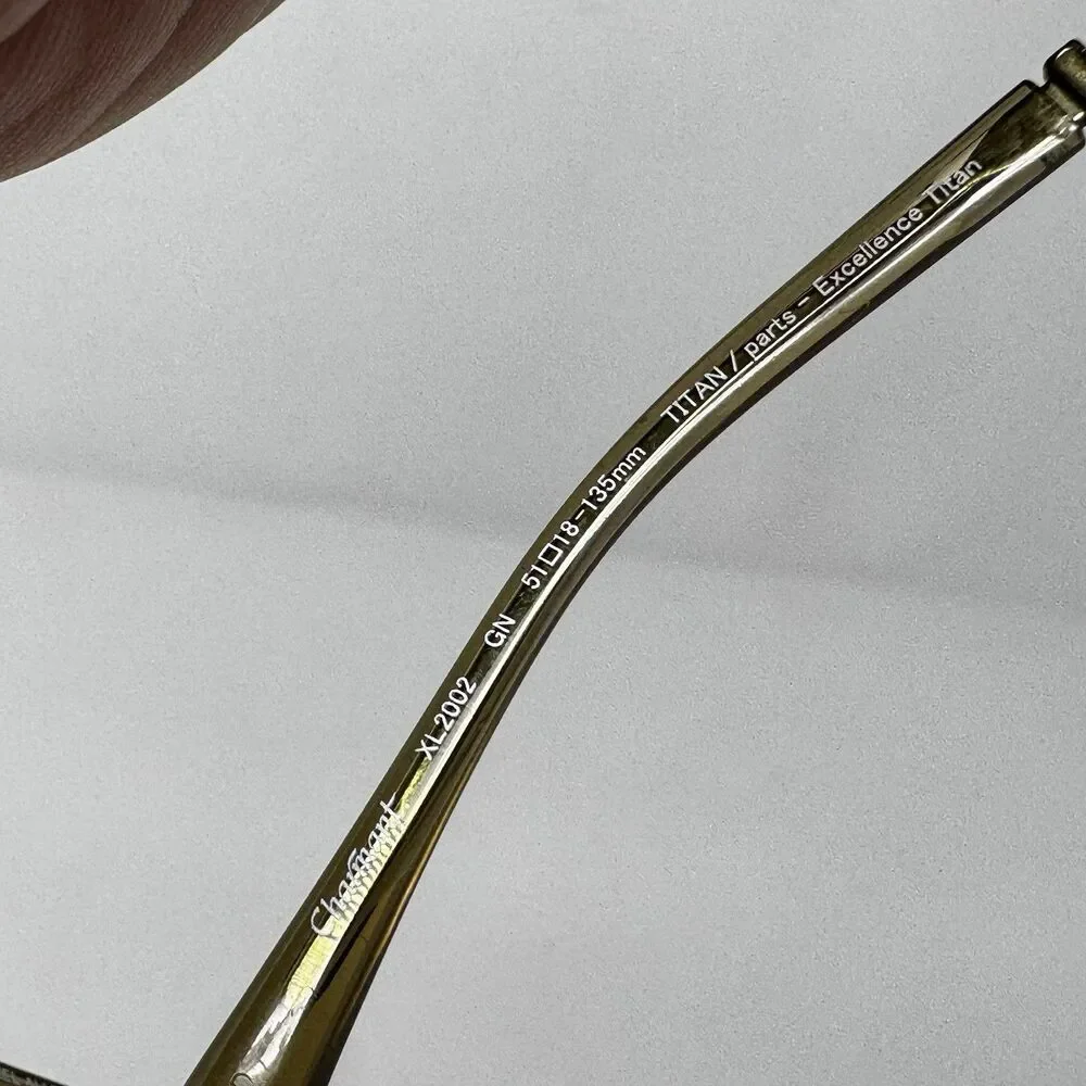 Line Art Charmant XL 2002 GN Titanium Eyeglass Frames 51-18-135 Made in Japan